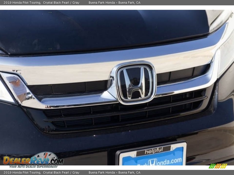2019 Honda Pilot Touring Crystal Black Pearl / Gray Photo #4