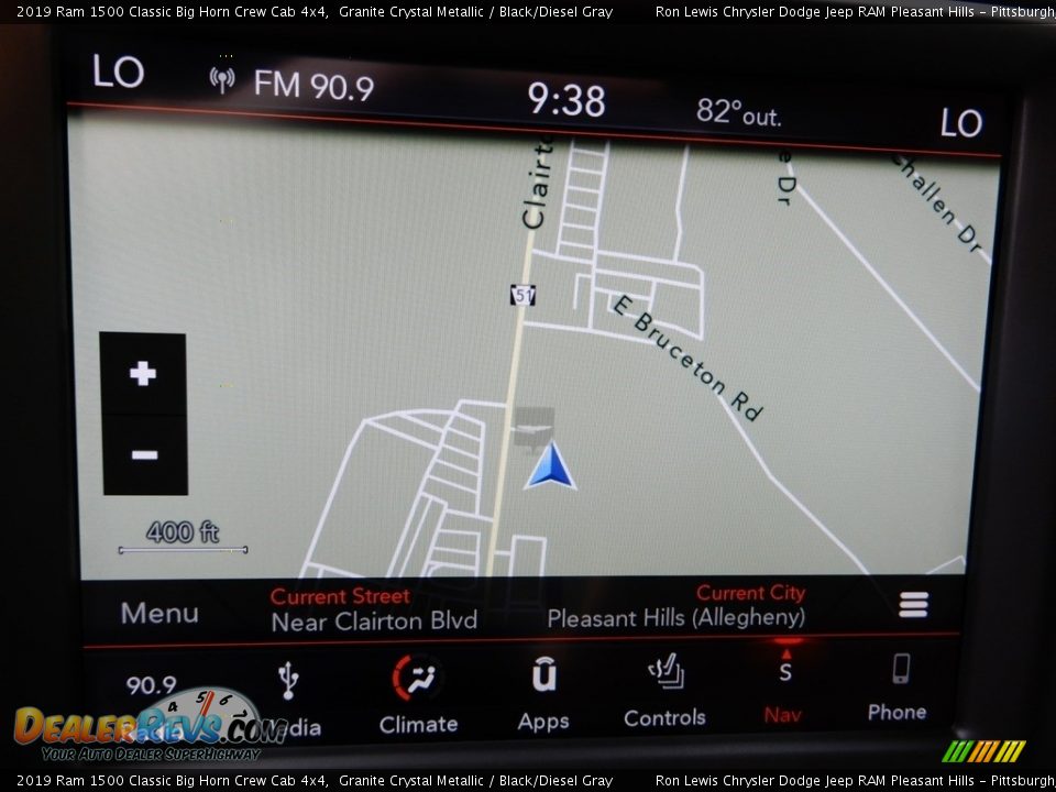 2019 Ram 1500 Classic Big Horn Crew Cab 4x4 Granite Crystal Metallic / Black/Diesel Gray Photo #18