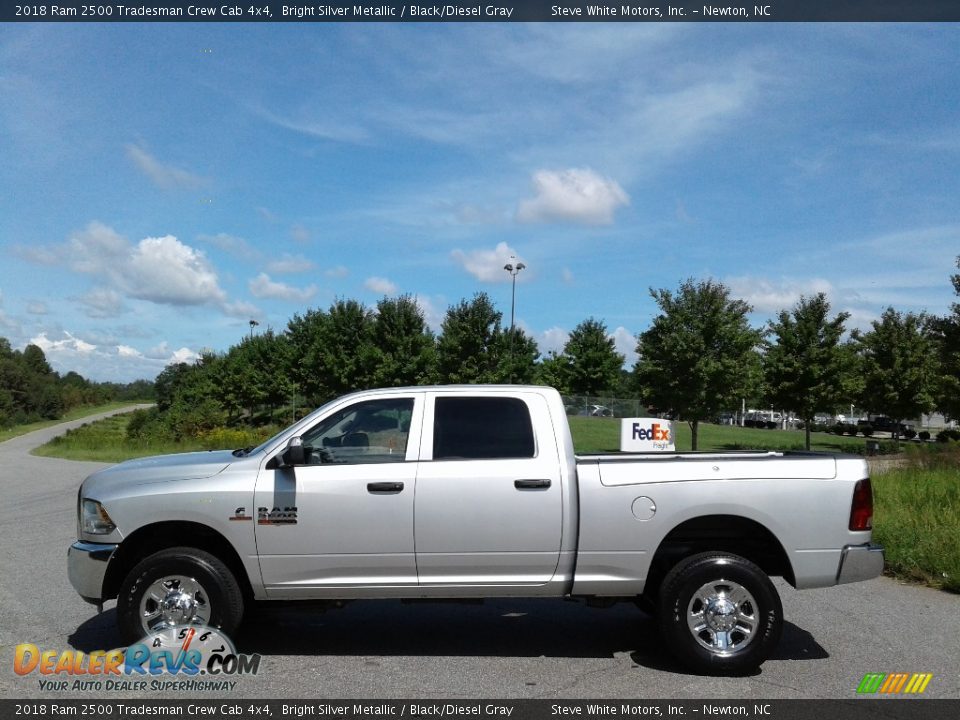 2018 Ram 2500 Tradesman Crew Cab 4x4 Bright Silver Metallic / Black/Diesel Gray Photo #1