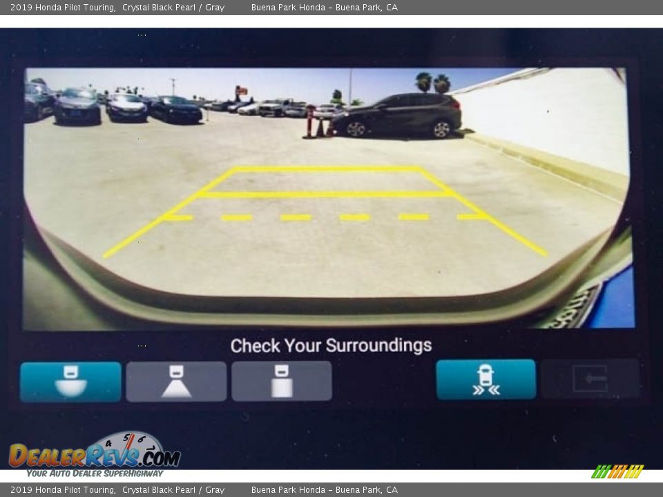 2019 Honda Pilot Touring Crystal Black Pearl / Gray Photo #14