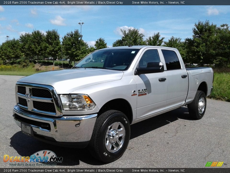 2018 Ram 2500 Tradesman Crew Cab 4x4 Bright Silver Metallic / Black/Diesel Gray Photo #2