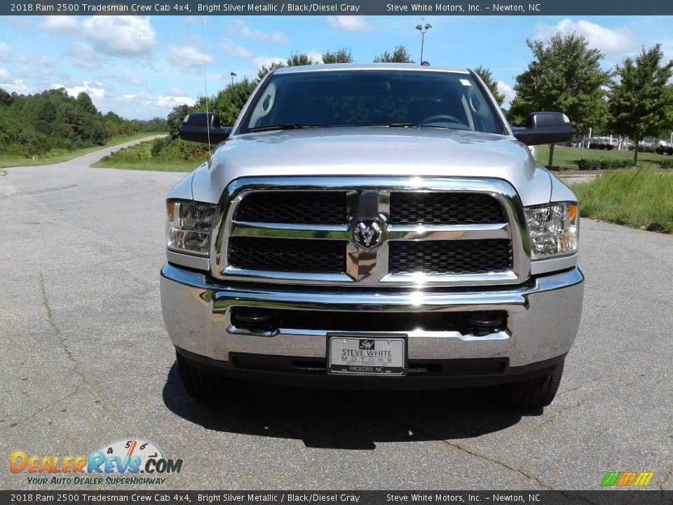 2018 Ram 2500 Tradesman Crew Cab 4x4 Bright Silver Metallic / Black/Diesel Gray Photo #3