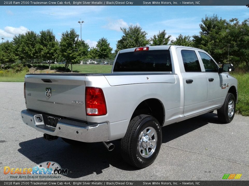 2018 Ram 2500 Tradesman Crew Cab 4x4 Bright Silver Metallic / Black/Diesel Gray Photo #6