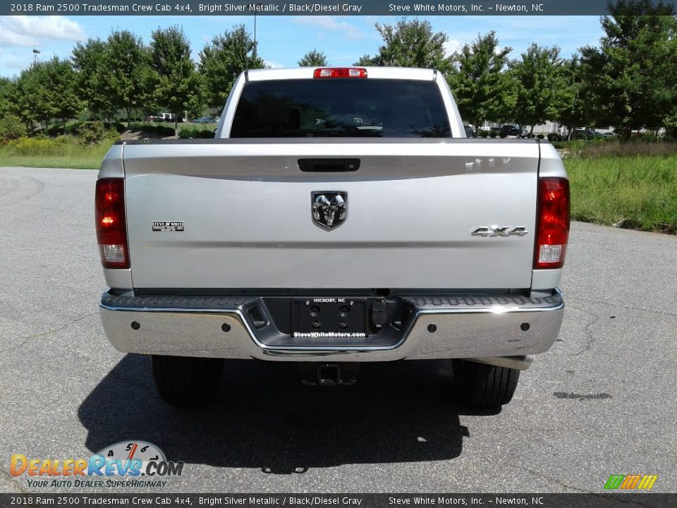 2018 Ram 2500 Tradesman Crew Cab 4x4 Bright Silver Metallic / Black/Diesel Gray Photo #7