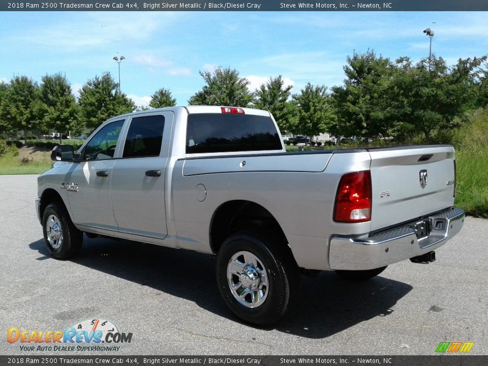 2018 Ram 2500 Tradesman Crew Cab 4x4 Bright Silver Metallic / Black/Diesel Gray Photo #8