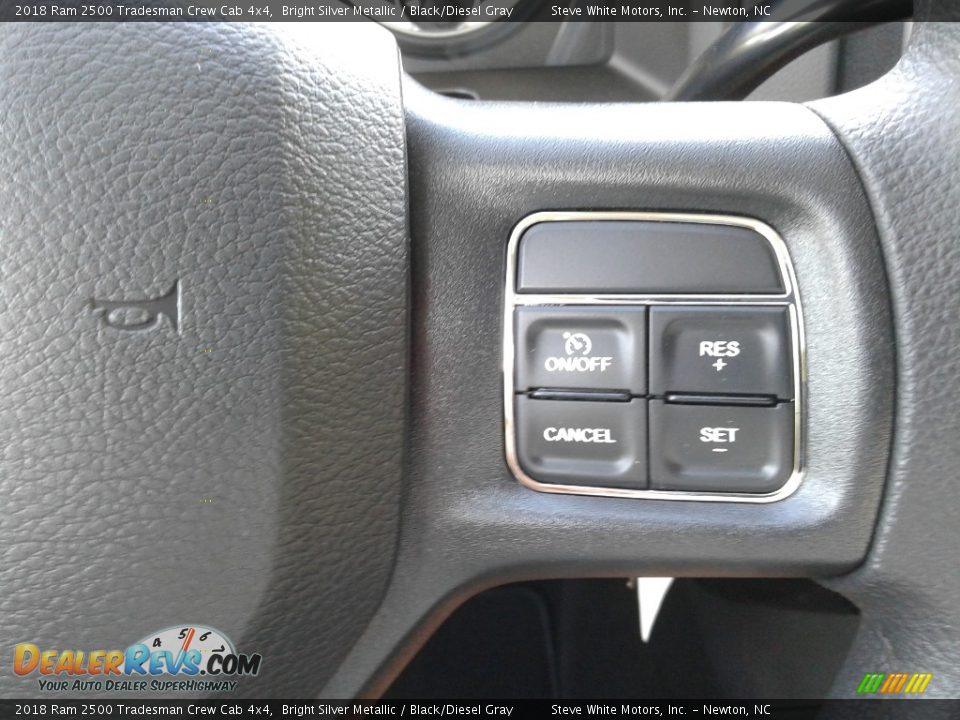 2018 Ram 2500 Tradesman Crew Cab 4x4 Bright Silver Metallic / Black/Diesel Gray Photo #18