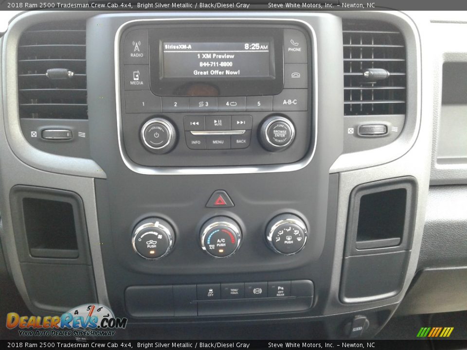 2018 Ram 2500 Tradesman Crew Cab 4x4 Bright Silver Metallic / Black/Diesel Gray Photo #20