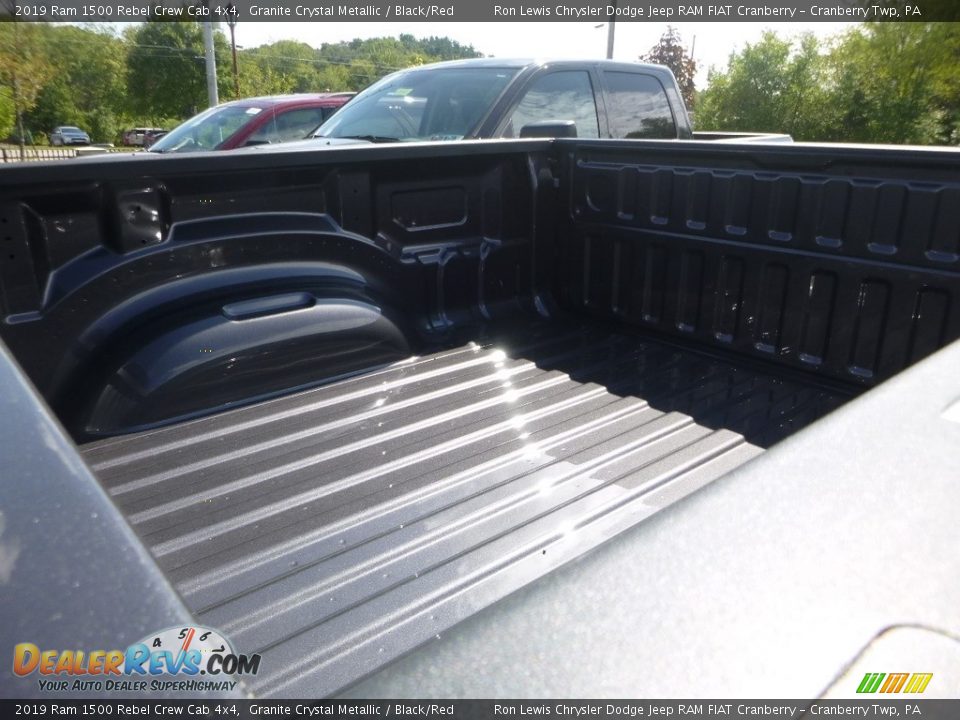 2019 Ram 1500 Rebel Crew Cab 4x4 Granite Crystal Metallic / Black/Red Photo #12