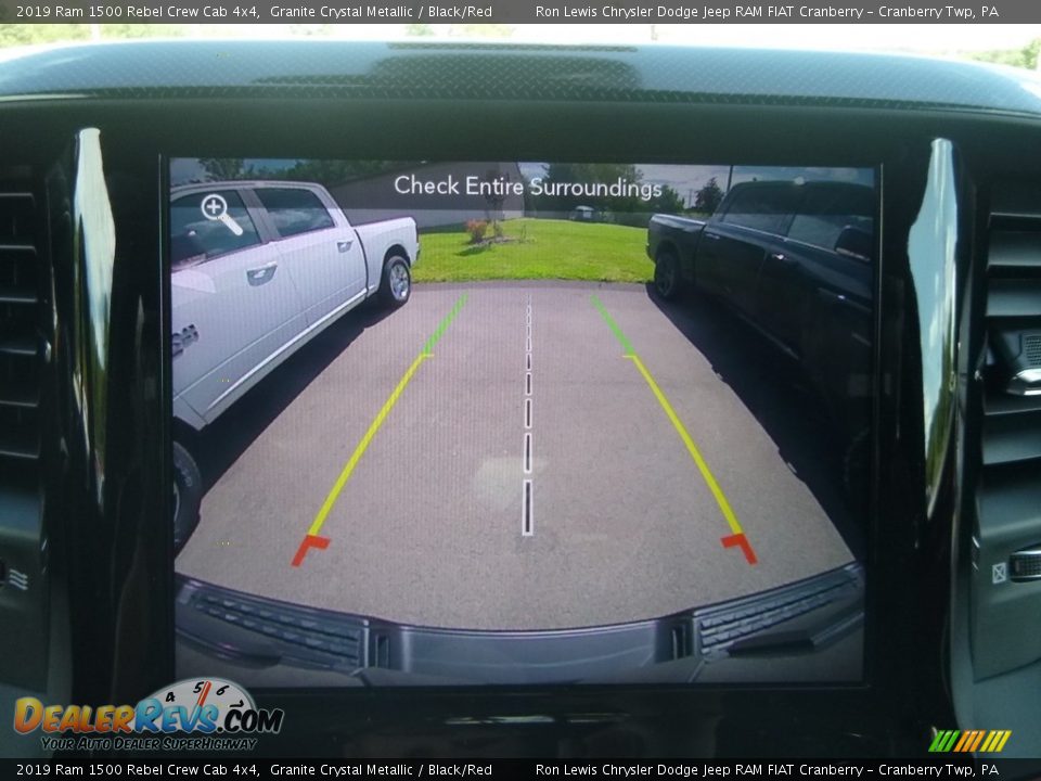 2019 Ram 1500 Rebel Crew Cab 4x4 Granite Crystal Metallic / Black/Red Photo #18