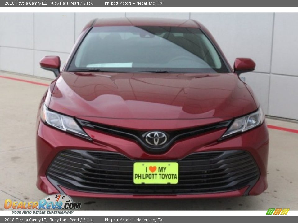 2018 Toyota Camry LE Ruby Flare Pearl / Black Photo #2