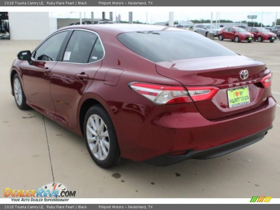 2018 Toyota Camry LE Ruby Flare Pearl / Black Photo #6