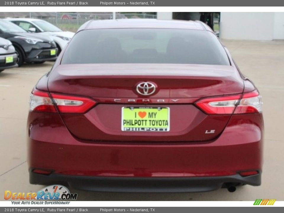 2018 Toyota Camry LE Ruby Flare Pearl / Black Photo #7