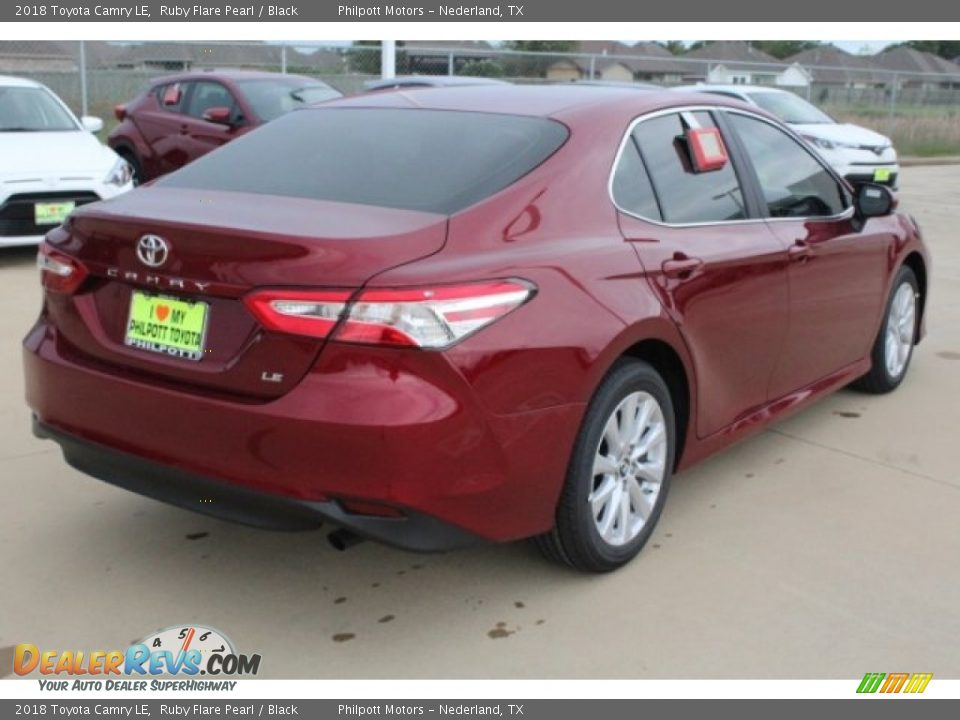 2018 Toyota Camry LE Ruby Flare Pearl / Black Photo #8