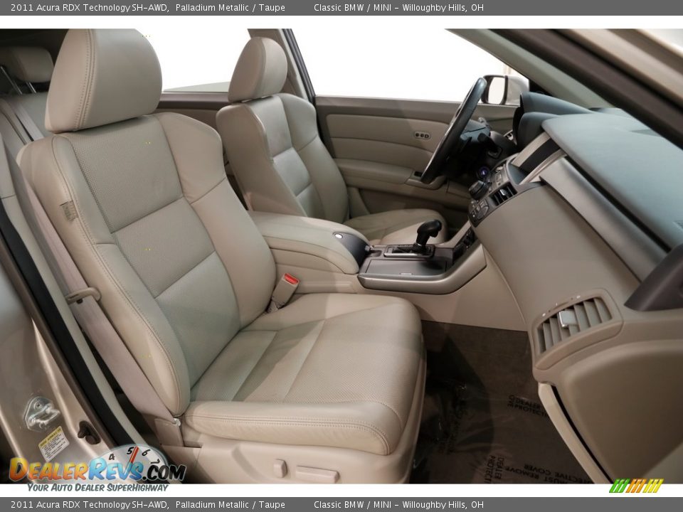 2011 Acura RDX Technology SH-AWD Palladium Metallic / Taupe Photo #20