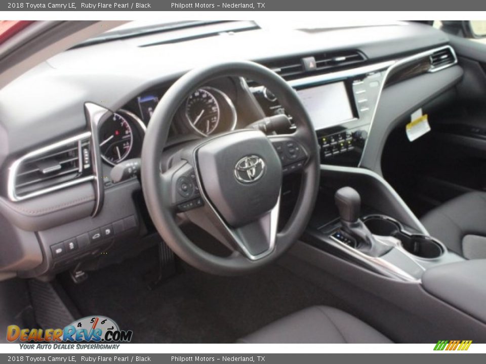 2018 Toyota Camry LE Ruby Flare Pearl / Black Photo #13