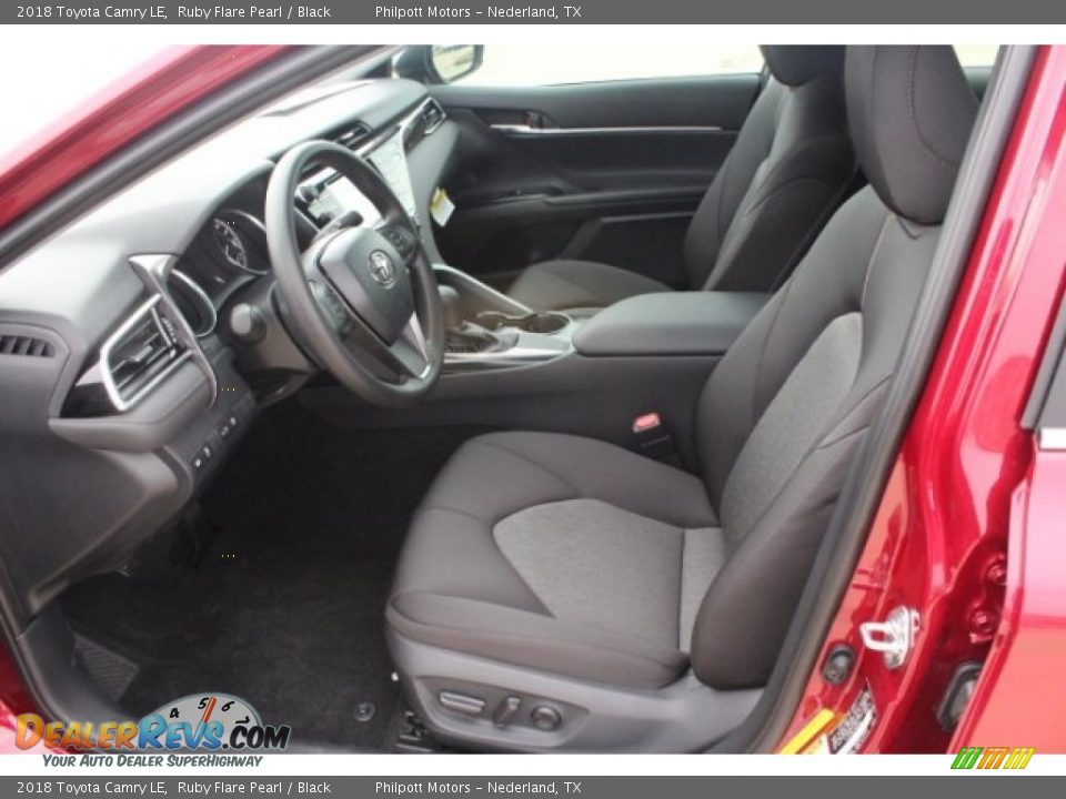2018 Toyota Camry LE Ruby Flare Pearl / Black Photo #14