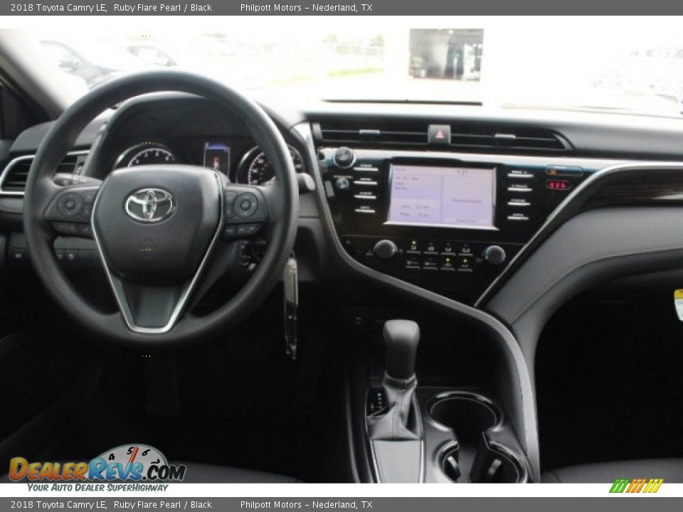 2018 Toyota Camry LE Ruby Flare Pearl / Black Photo #24