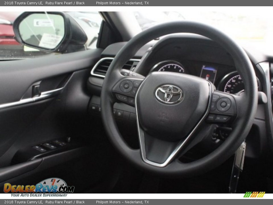 2018 Toyota Camry LE Ruby Flare Pearl / Black Photo #25