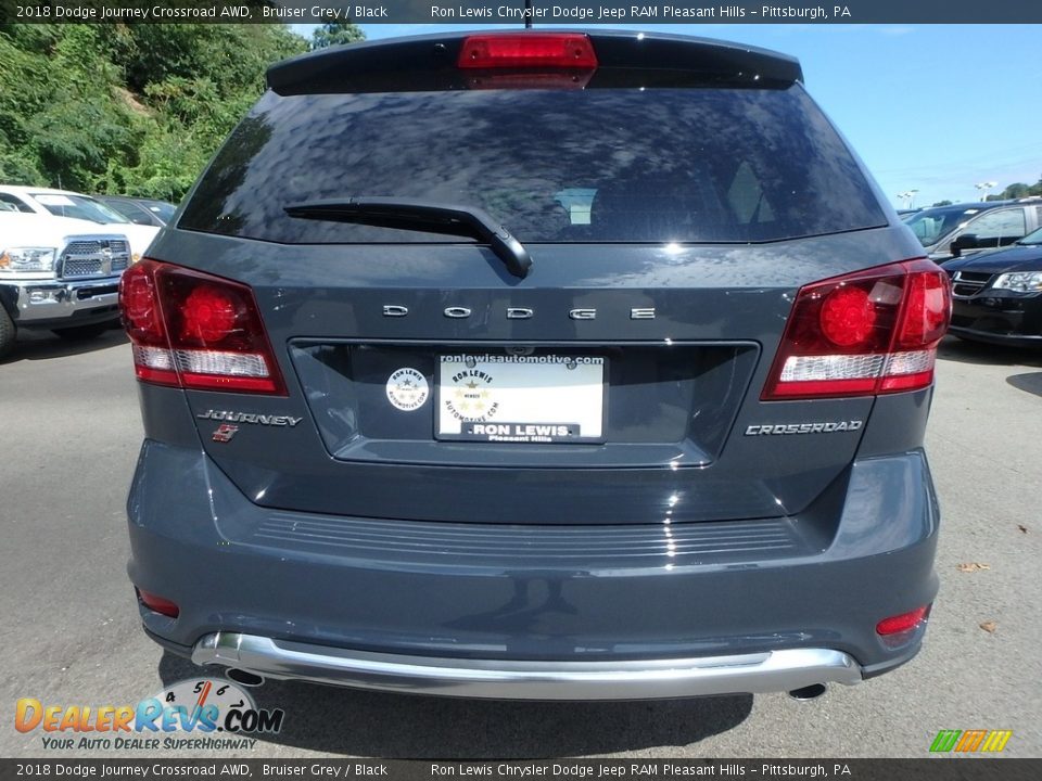 2018 Dodge Journey Crossroad AWD Bruiser Grey / Black Photo #4
