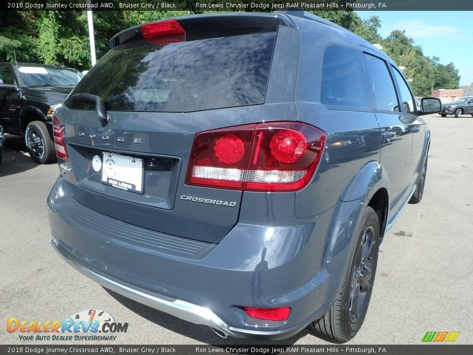 2018 Dodge Journey Crossroad AWD Bruiser Grey / Black Photo #5