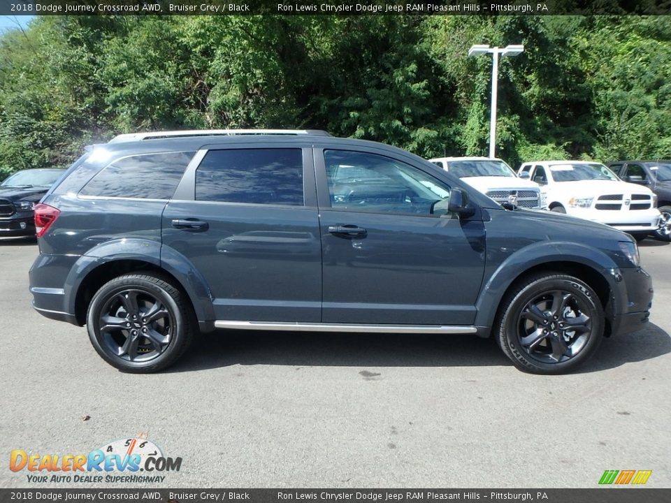 Bruiser Grey 2018 Dodge Journey Crossroad AWD Photo #6