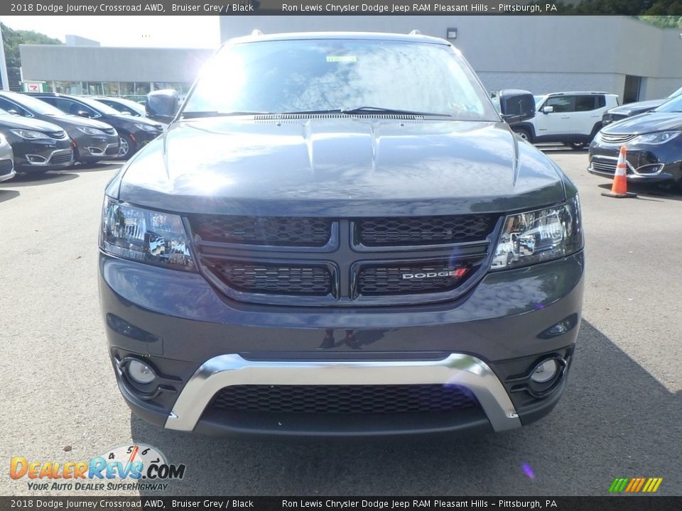 2018 Dodge Journey Crossroad AWD Bruiser Grey / Black Photo #8