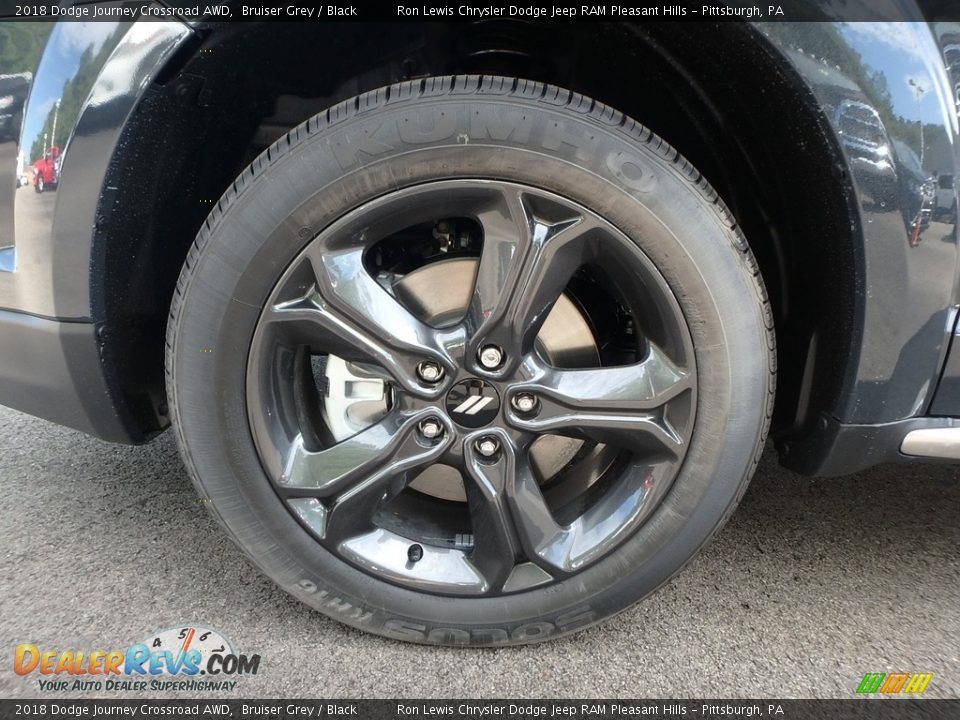 2018 Dodge Journey Crossroad AWD Bruiser Grey / Black Photo #9