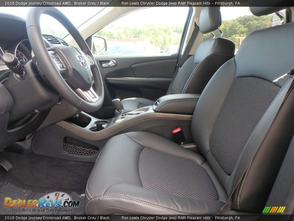 Front Seat of 2018 Dodge Journey Crossroad AWD Photo #10