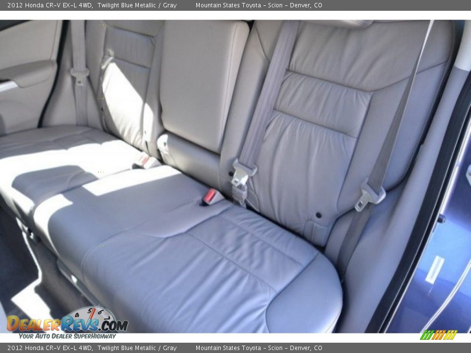 2012 Honda CR-V EX-L 4WD Twilight Blue Metallic / Gray Photo #22