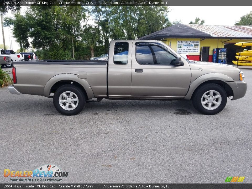 2004 Nissan Frontier XE King Cab Granite Metallic / Gray Photo #2