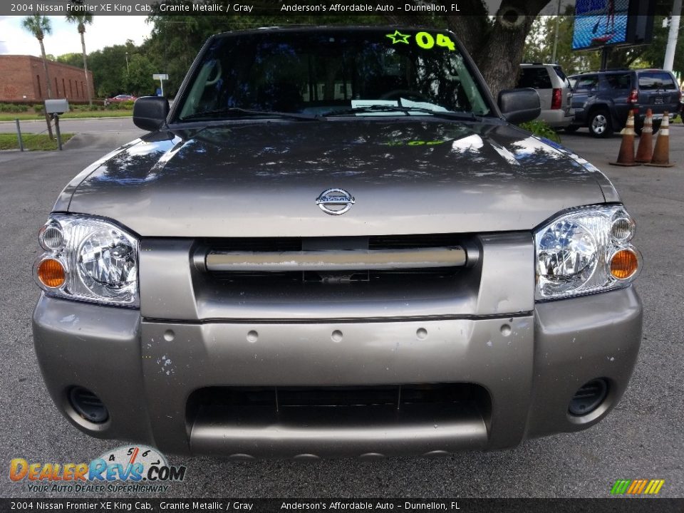2004 Nissan Frontier XE King Cab Granite Metallic / Gray Photo #8