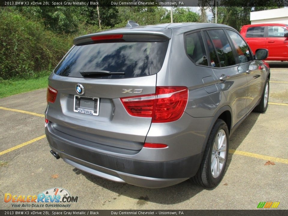 2013 BMW X3 xDrive 28i Space Gray Metallic / Black Photo #3