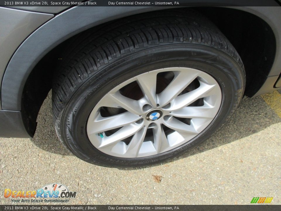 2013 BMW X3 xDrive 28i Space Gray Metallic / Black Photo #4