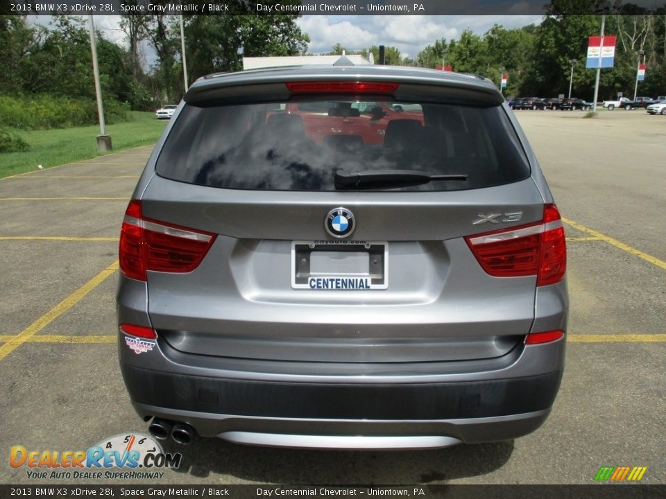 2013 BMW X3 xDrive 28i Space Gray Metallic / Black Photo #5