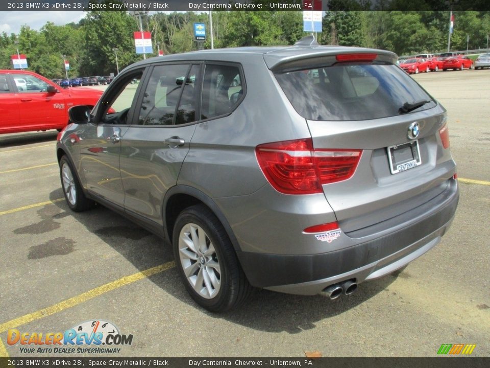 2013 BMW X3 xDrive 28i Space Gray Metallic / Black Photo #6