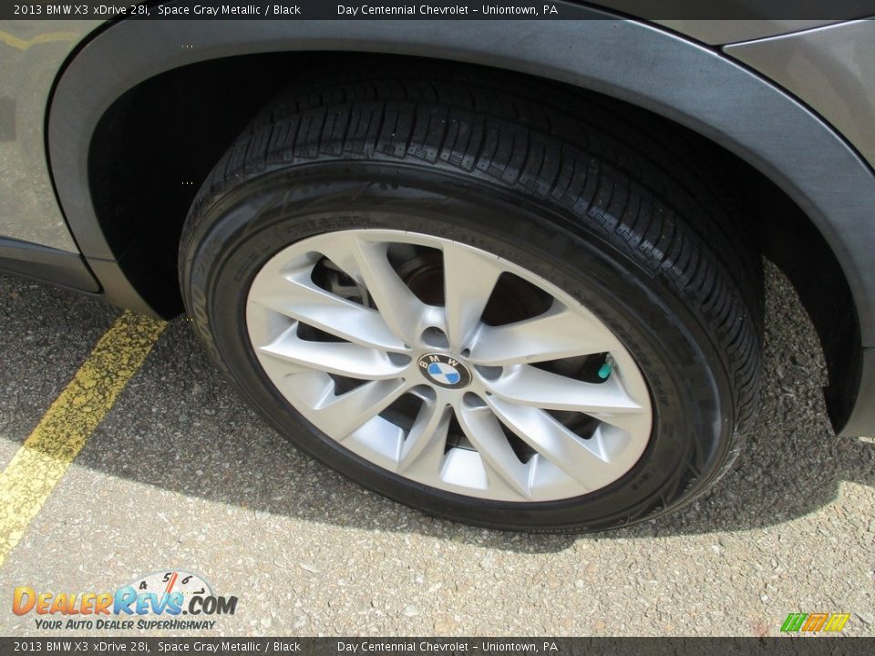 2013 BMW X3 xDrive 28i Space Gray Metallic / Black Photo #7