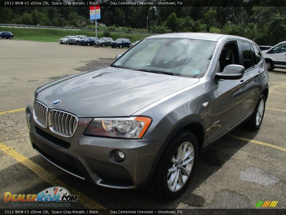 2013 BMW X3 xDrive 28i Space Gray Metallic / Black Photo #13