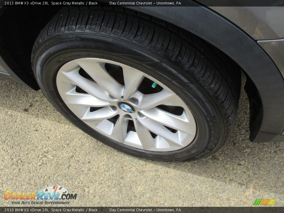 2013 BMW X3 xDrive 28i Space Gray Metallic / Black Photo #16