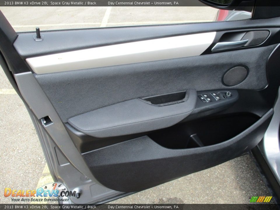 2013 BMW X3 xDrive 28i Space Gray Metallic / Black Photo #18