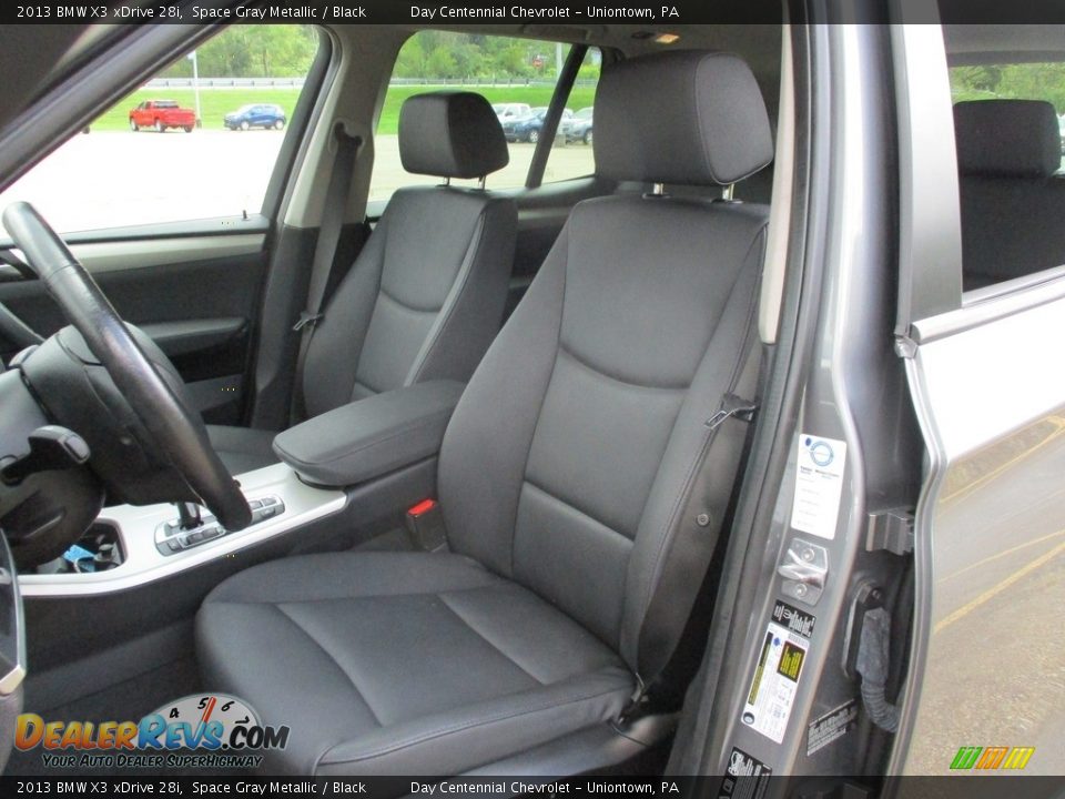 2013 BMW X3 xDrive 28i Space Gray Metallic / Black Photo #19