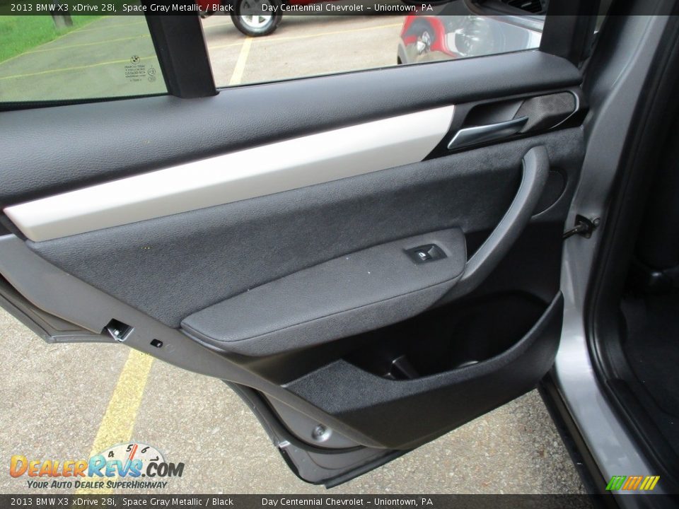 2013 BMW X3 xDrive 28i Space Gray Metallic / Black Photo #21