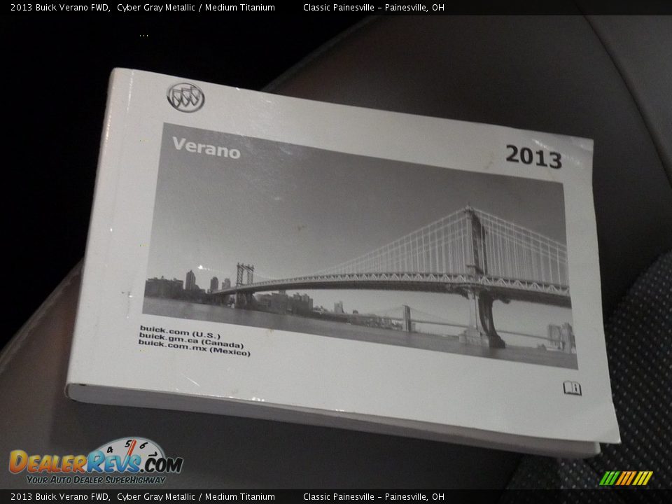 2013 Buick Verano FWD Cyber Gray Metallic / Medium Titanium Photo #16