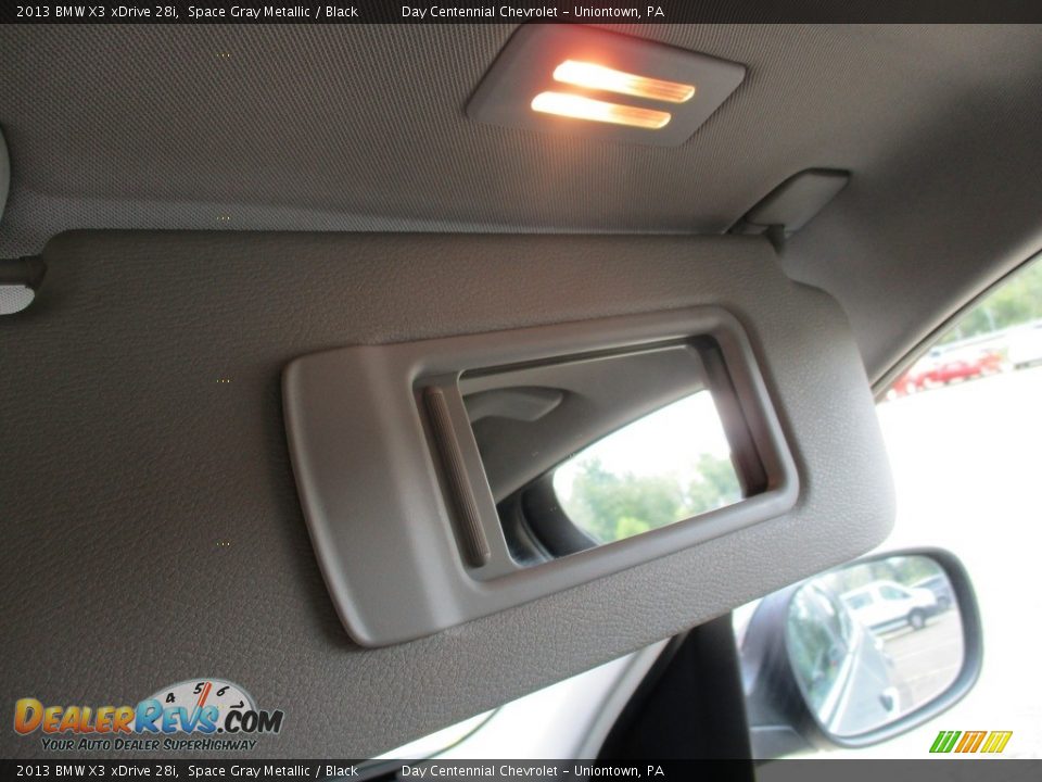 2013 BMW X3 xDrive 28i Space Gray Metallic / Black Photo #28