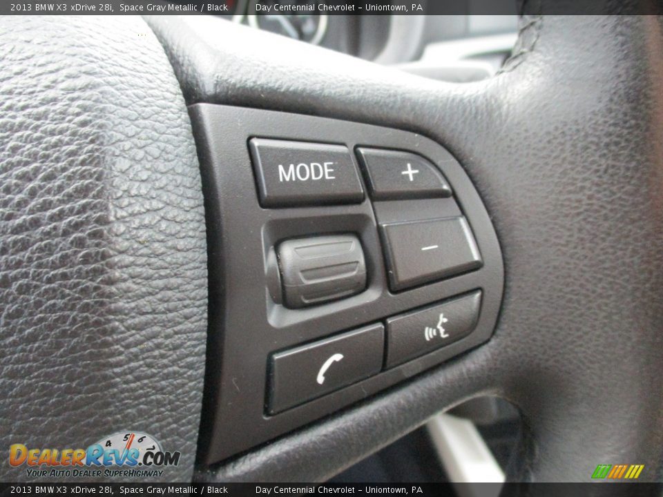 2013 BMW X3 xDrive 28i Space Gray Metallic / Black Photo #31
