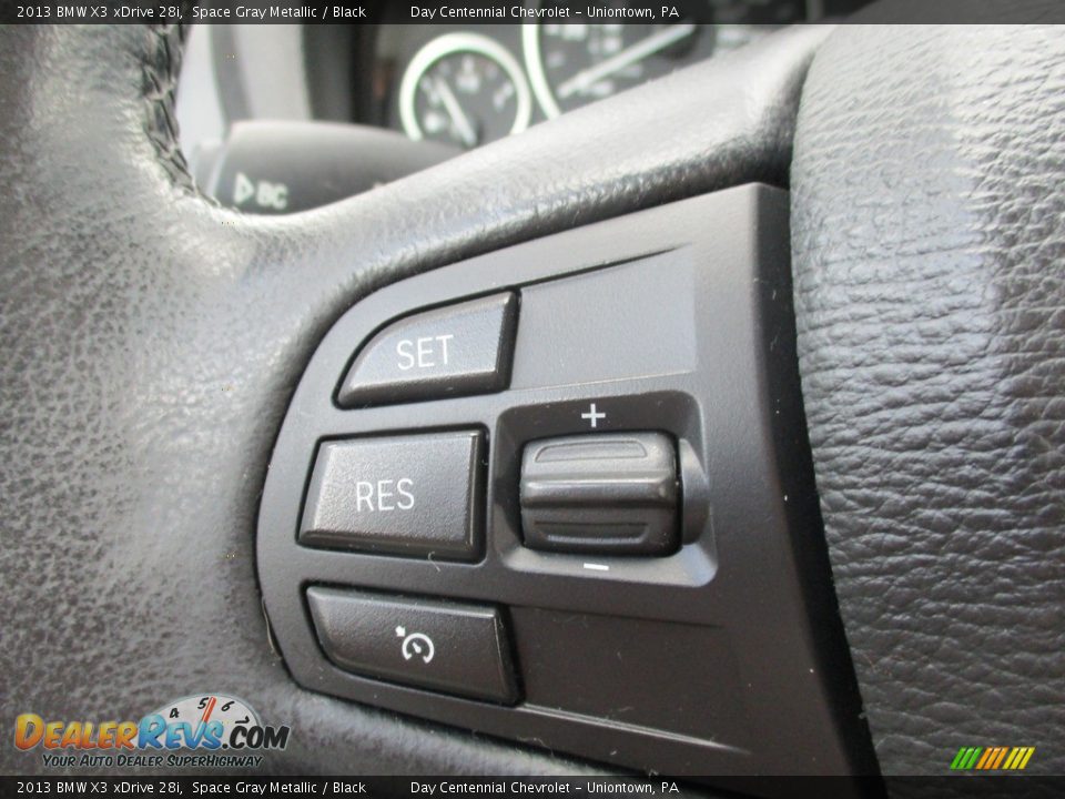 2013 BMW X3 xDrive 28i Space Gray Metallic / Black Photo #32