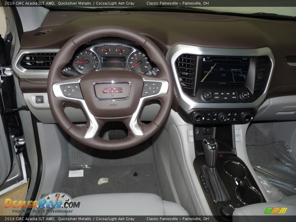 2019 GMC Acadia SLT AWD Quicksilver Metallic / Cocoa/Light Ash Gray Photo #10