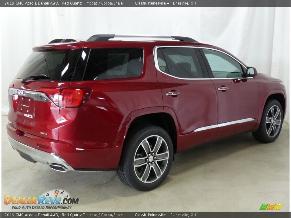 2019 GMC Acadia Denali AWD Red Quartz Tintcoat / Cocoa/Shale Photo #2