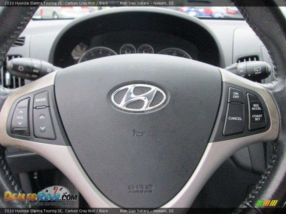2010 Hyundai Elantra Touring SE Carbon Gray Mist / Black Photo #11