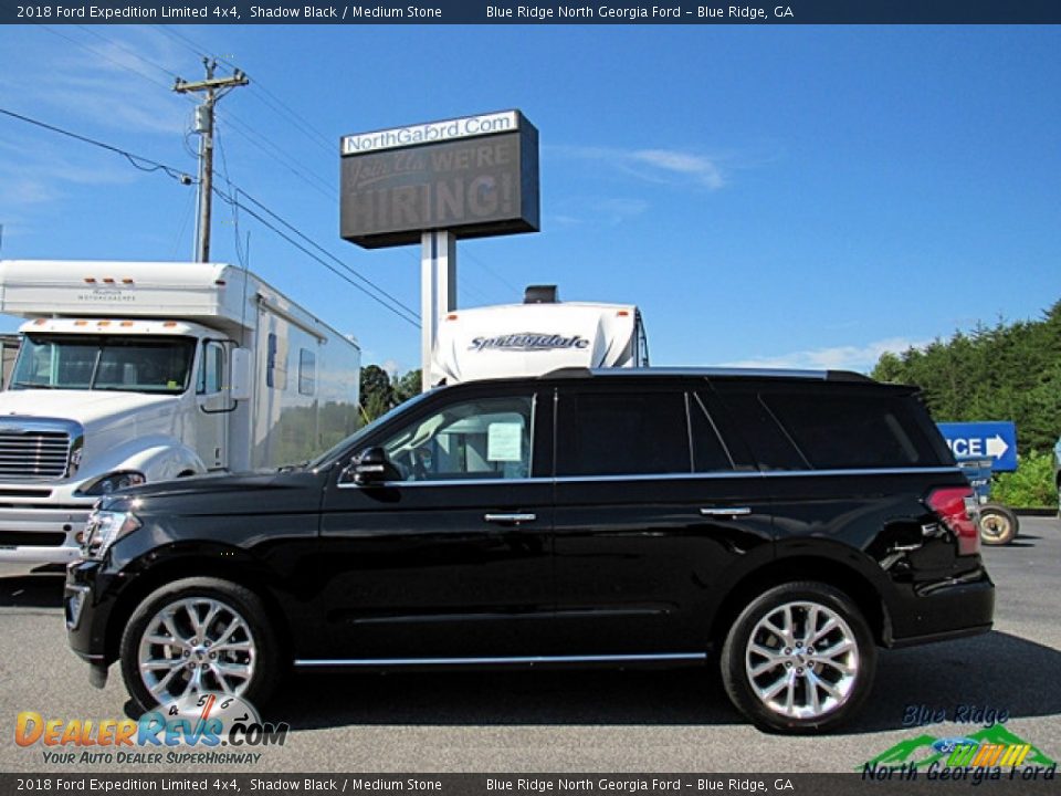 2018 Ford Expedition Limited 4x4 Shadow Black / Medium Stone Photo #2