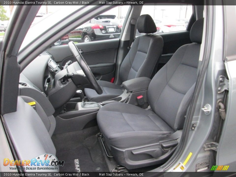 2010 Hyundai Elantra Touring SE Carbon Gray Mist / Black Photo #16